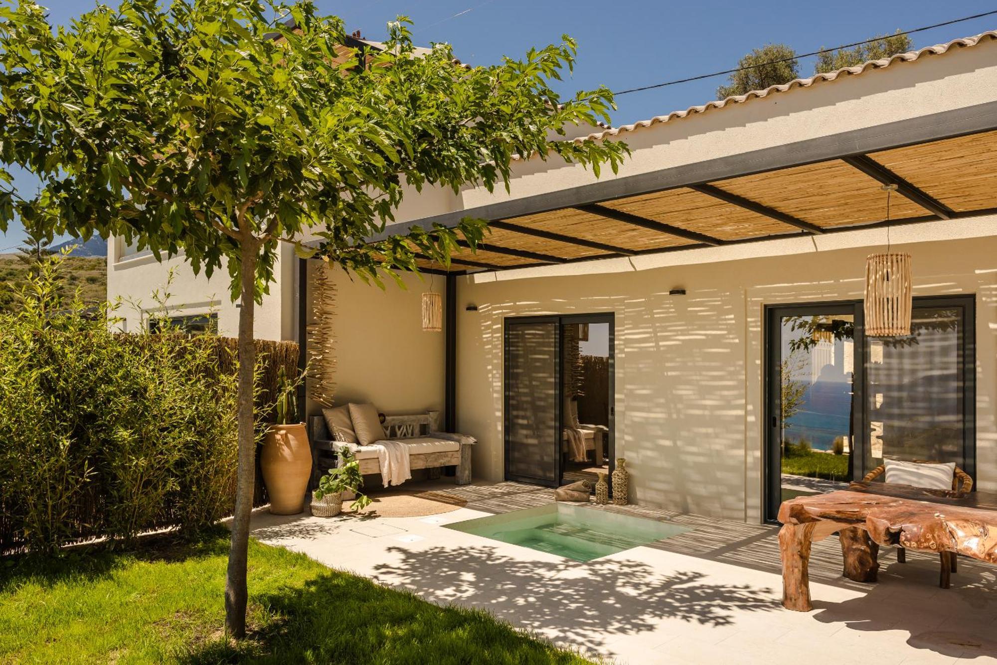 Hilaritas Luxury Suites Sea View, Private Pool & Jacuzzi Paradise Ratzaklíon 외부 사진